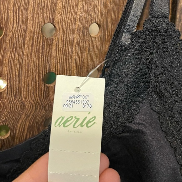 NWT‎ Black Aerie Bra size small - Picture 3 of 7